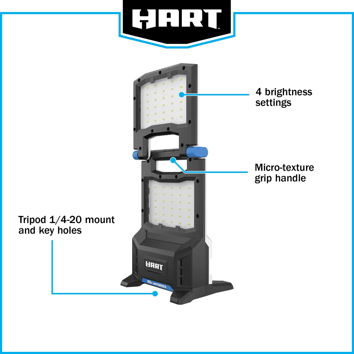 20-Volt Hybrid LED Panel Light U33584