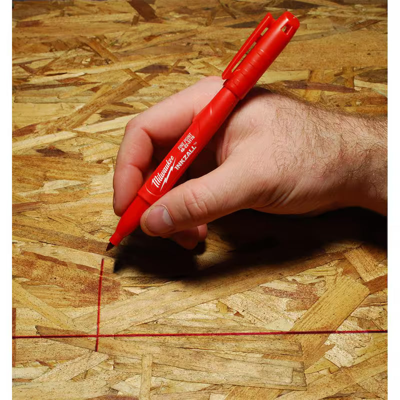 Red Fine Point Permanent Marker 108-Pack K91342