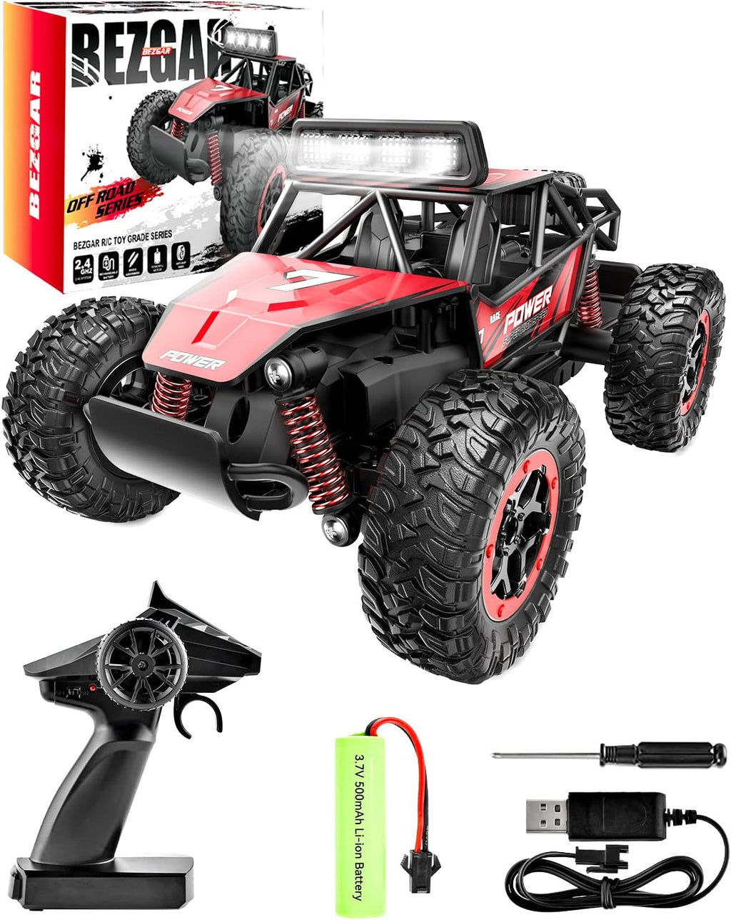 1:14 Scale Remote Control Car 2WD 20 Km/h Off Road Truck V6594