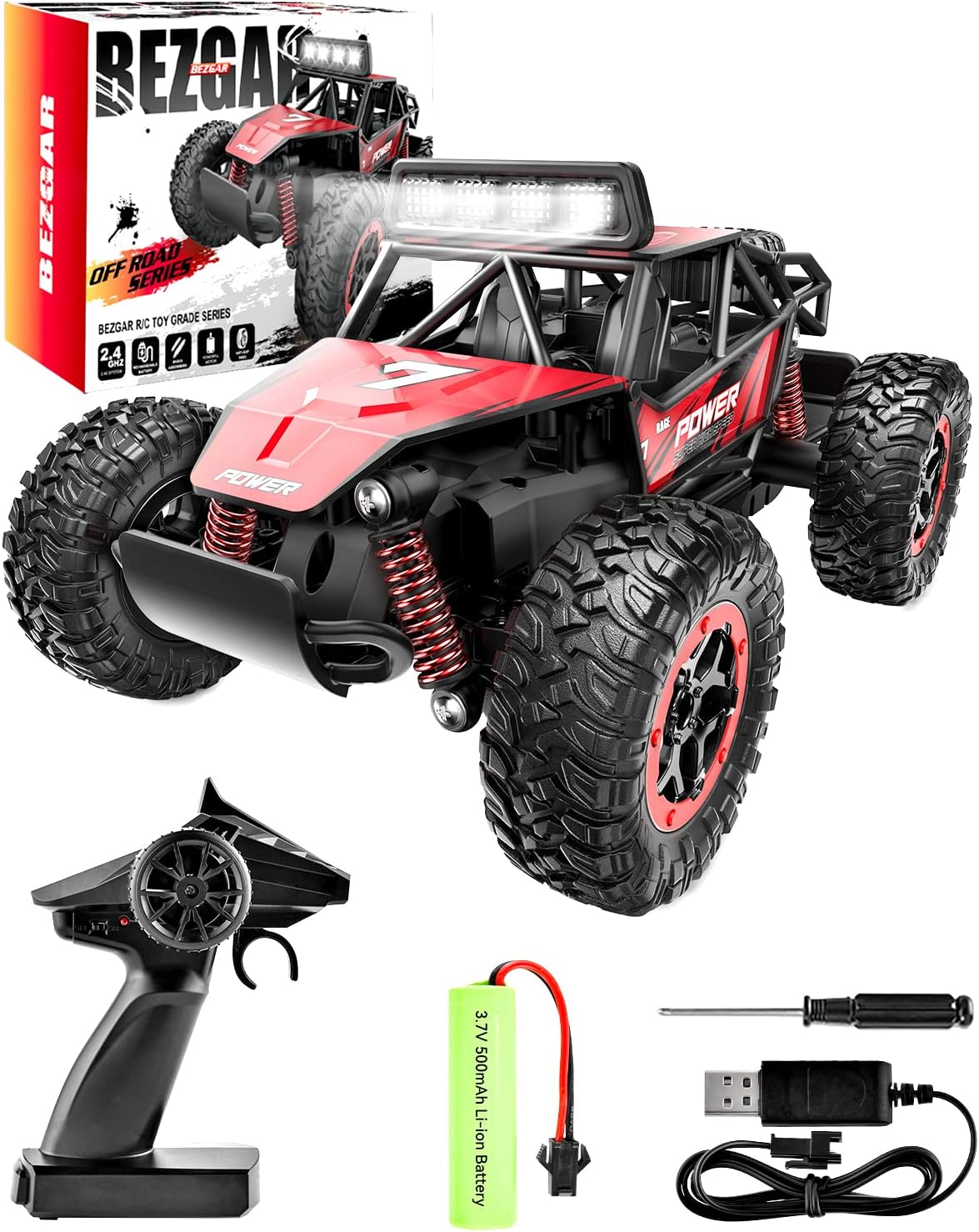 1:14 Scale Remote Control Car 2WD 20 Km/h Off Road Truck V6594