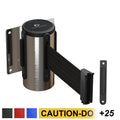 Wall Mounted Retractable Belt Barrier Stainless Steel J53312