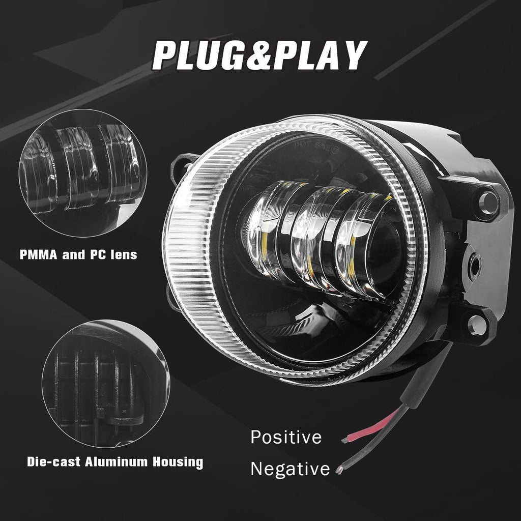 LED Fog Lights Passenger and Driver Side 2PCS L206940