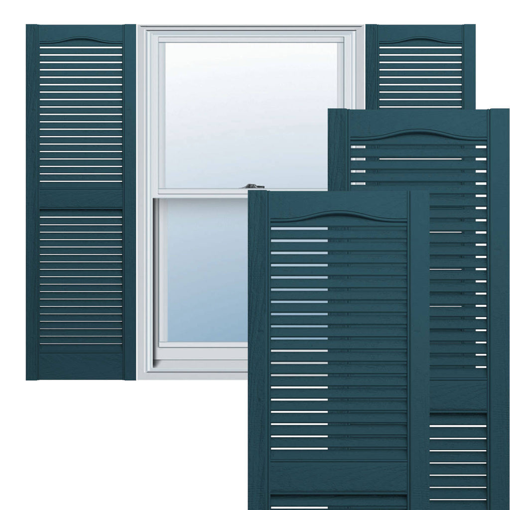 Vinyl Open Louver Shutters N185