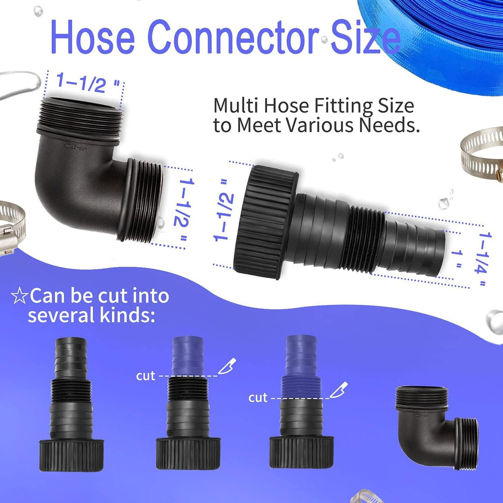 Electric 3 in 1 Submersible Pump 3/4HP 500W 3302GPH with Float Switch U290110