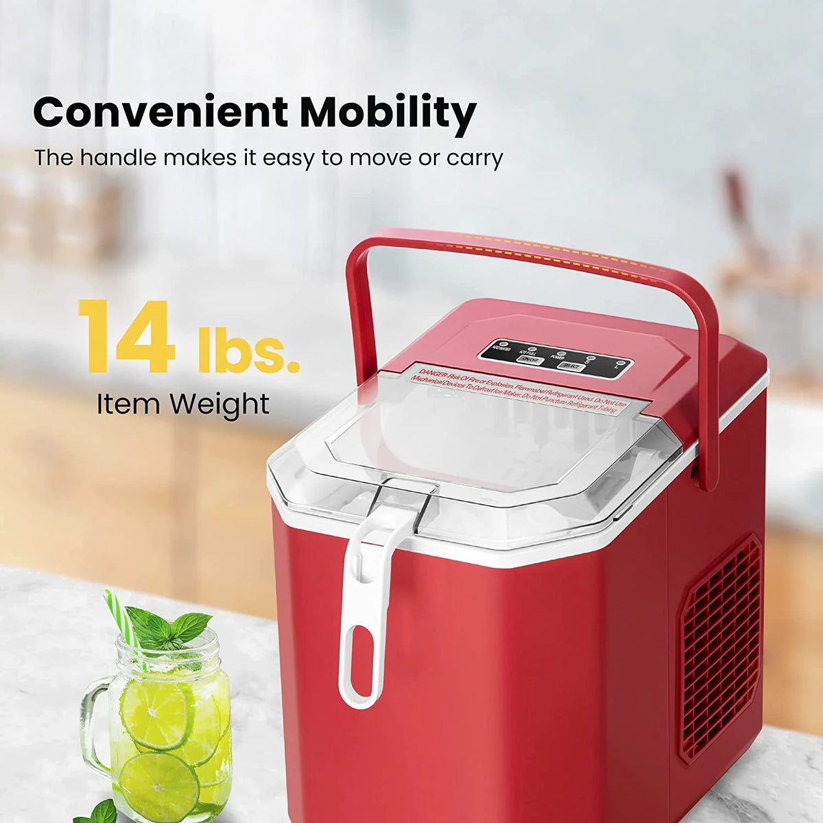 Portable Countertop Ice Maker with Scoop K484