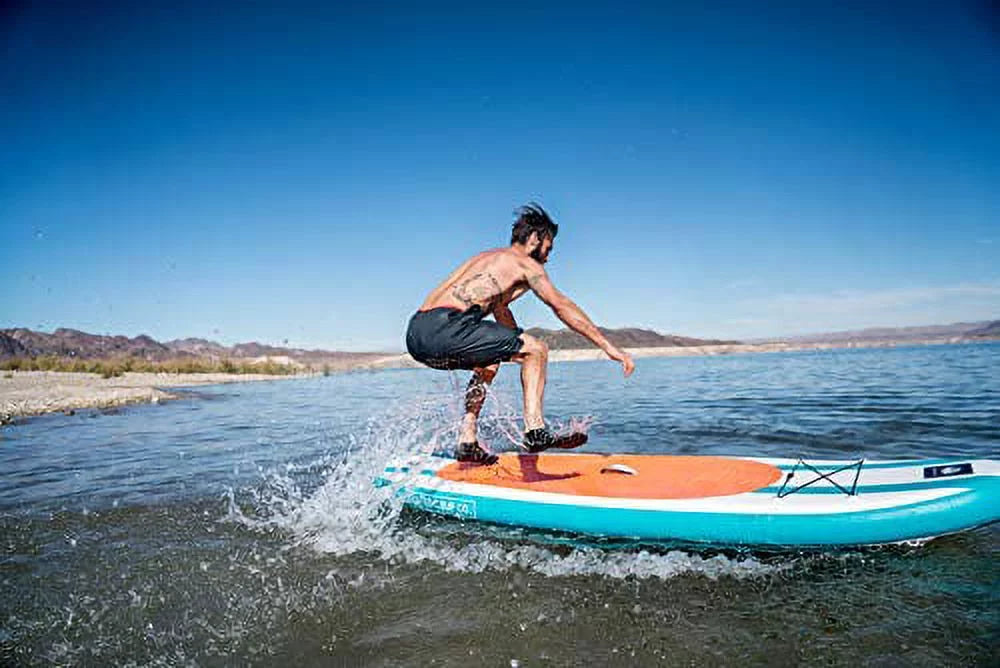 Inflatable Stand Up Paddle Board with Backpack, Non-Slip Deck, Leash, Paddle and Hand Pump N683