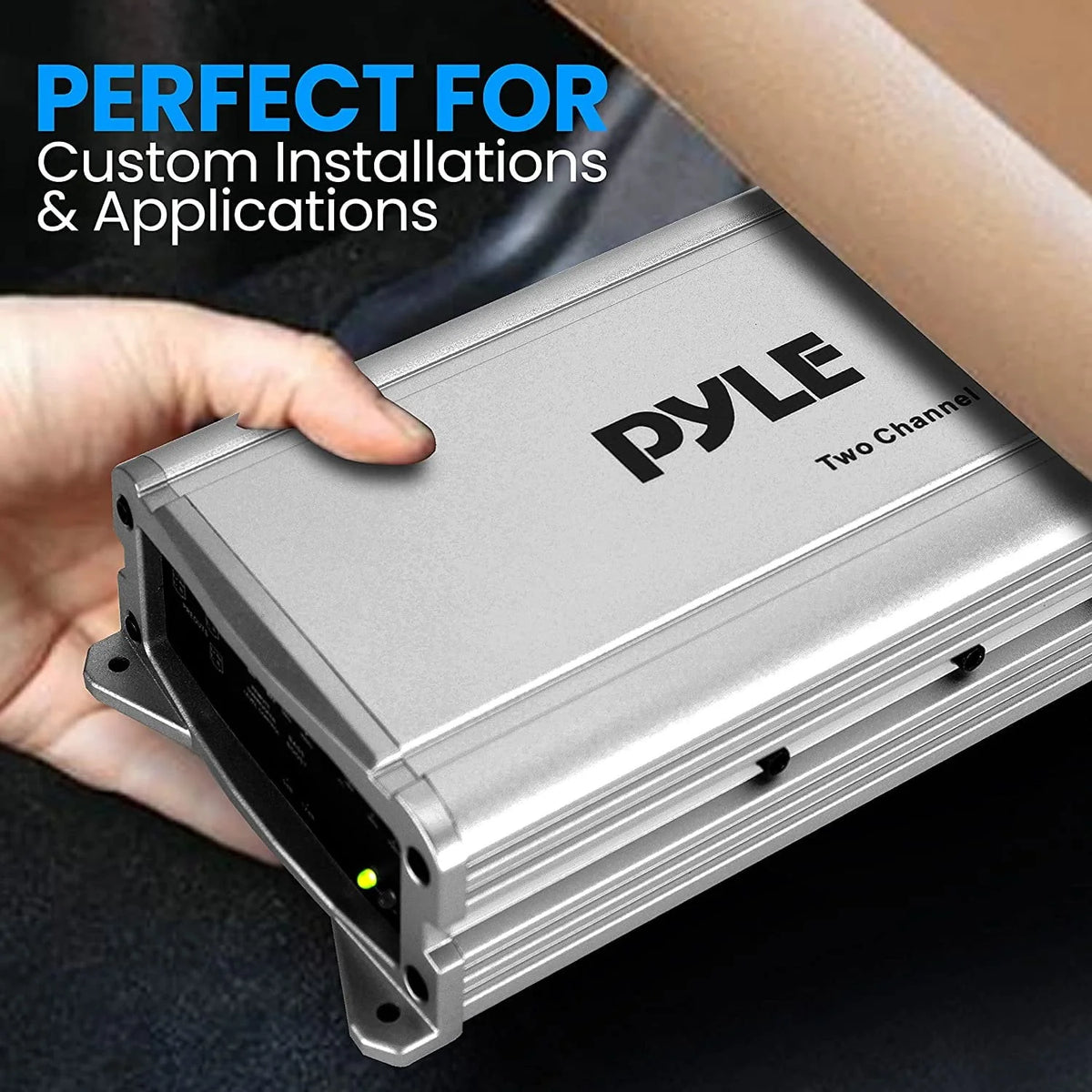 2 Channel Weather Resistant Class D Compact Audio Amplifier T64222