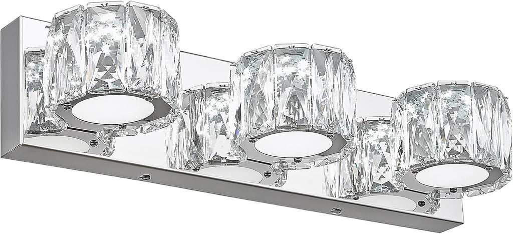 LED Vanity Lights Over Mirror, 4000K Warm White Polished Chrome C17536