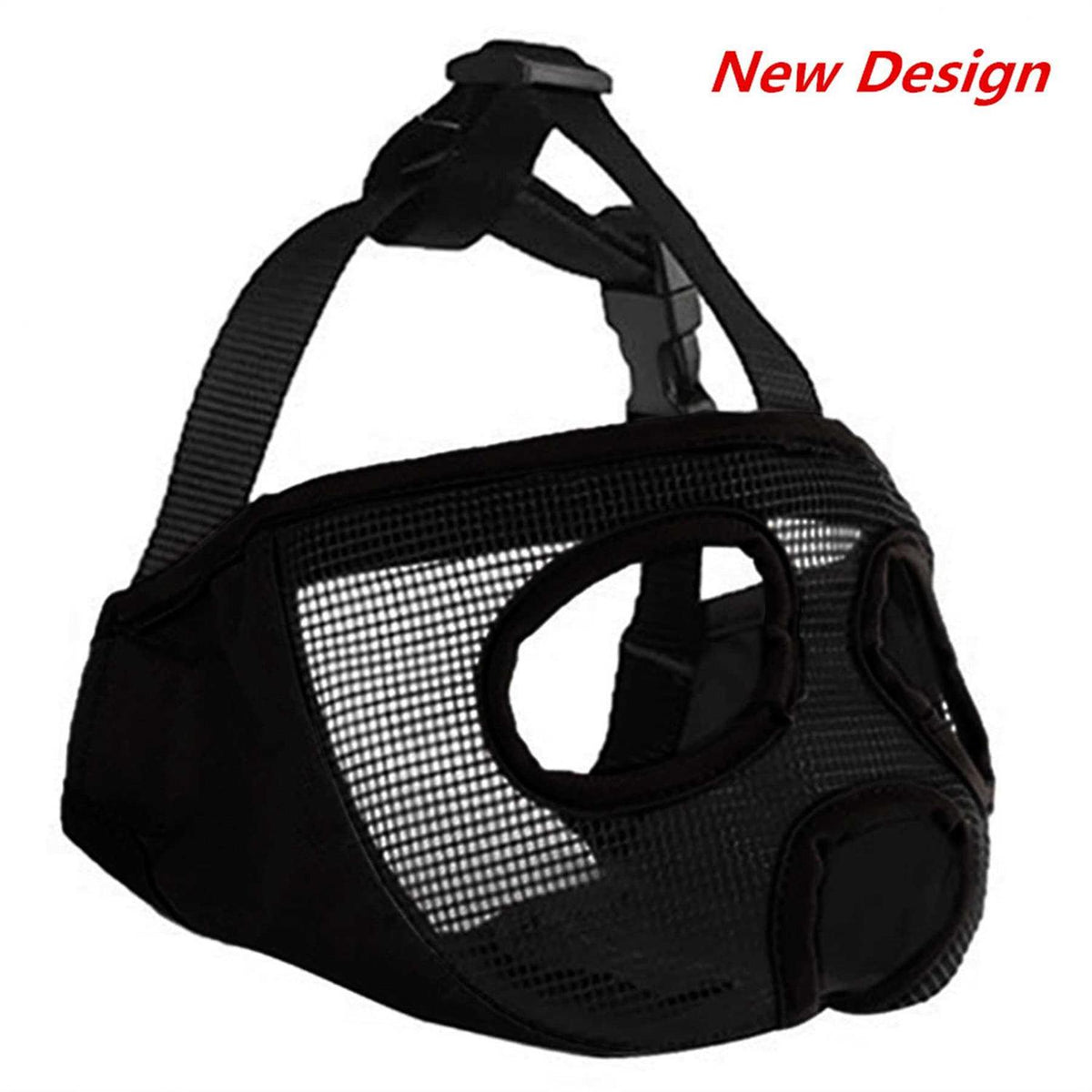 Adjustable Breathable Mesh Short Snout Dog Muzzle V327833