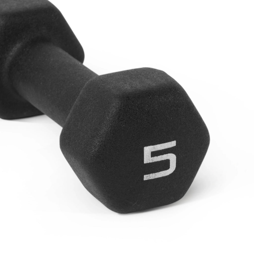1lb Black Neoprene Dumbbell D1787