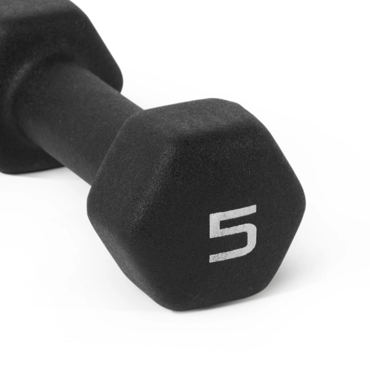 1lb Black Neoprene Dumbbell D1787