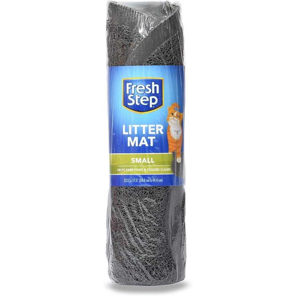 Grey Cat Shaped Litter Mat W76969