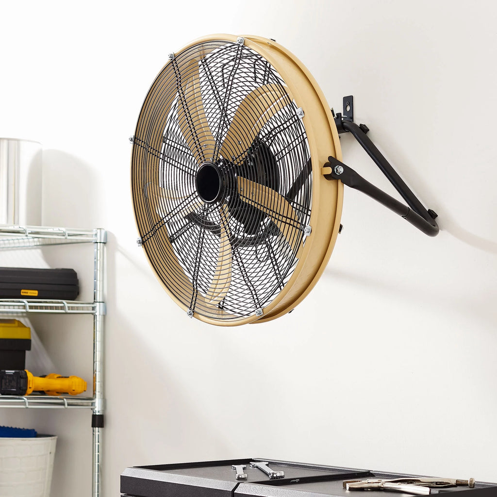 20 inch High Velocity Drum Fan with Wall Mount, Black U622