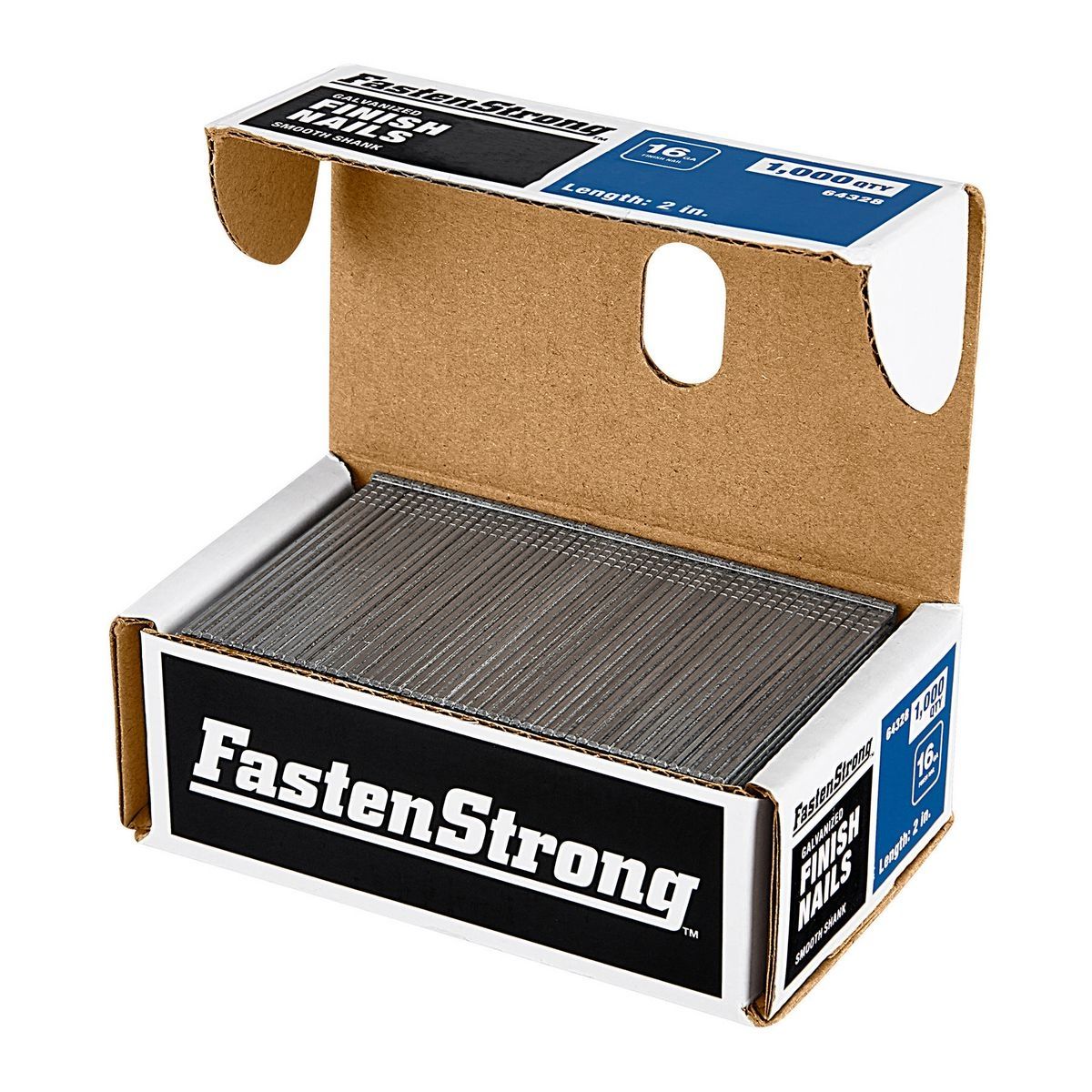 2 in. 16 GA Galvanized Finish Nails, 1000 Piece U146