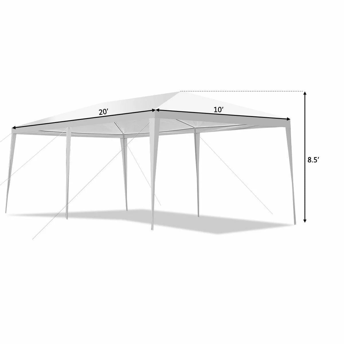 10'x20' Canopy Tent with 4 Sidewalls and Carry Bag O391