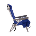 Blue Lay Flat Backpack Beach Chair N888