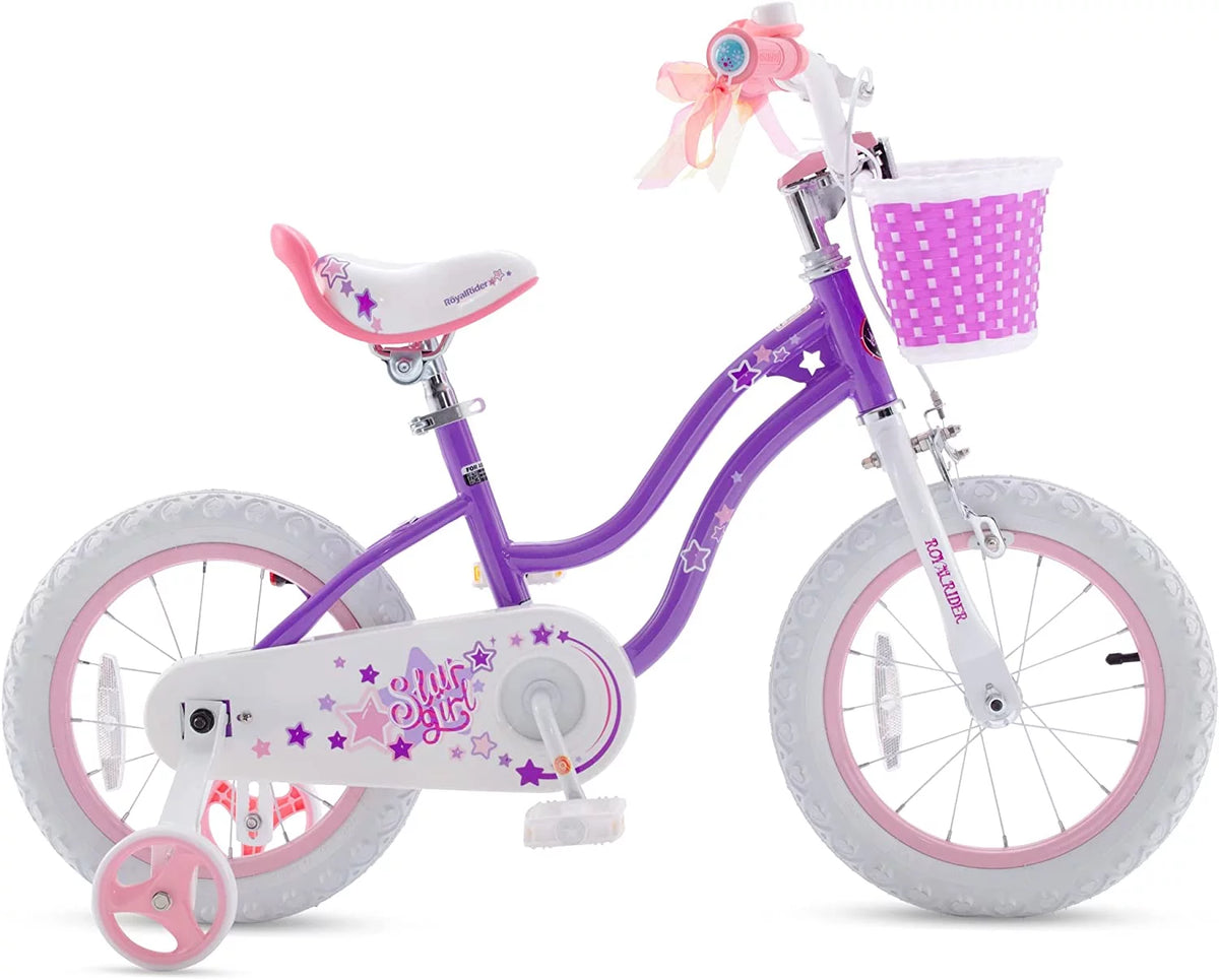 Blue 16 In. Kids Bike with Training Wheels and Basket F956211