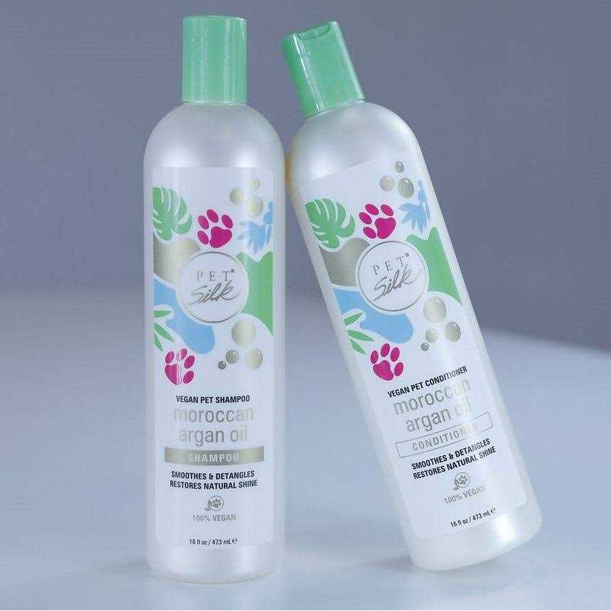 Vegan Moroccan Argan Oil Dog & Cat Shampoo & Conditioner Kit A3572