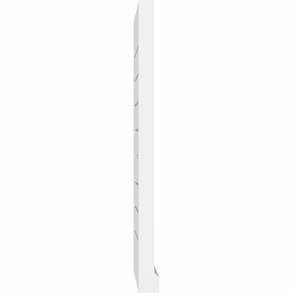 Vertical Surface Mount PVC Gable Vent O170700