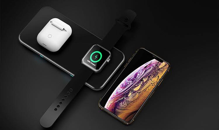 3 in 1 Glass Wireless Charge Pad E387216