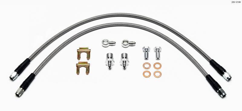Flexline Kit D52 Caliper 22in w/ Banjo 10mm -3/8-24 Chassis P412