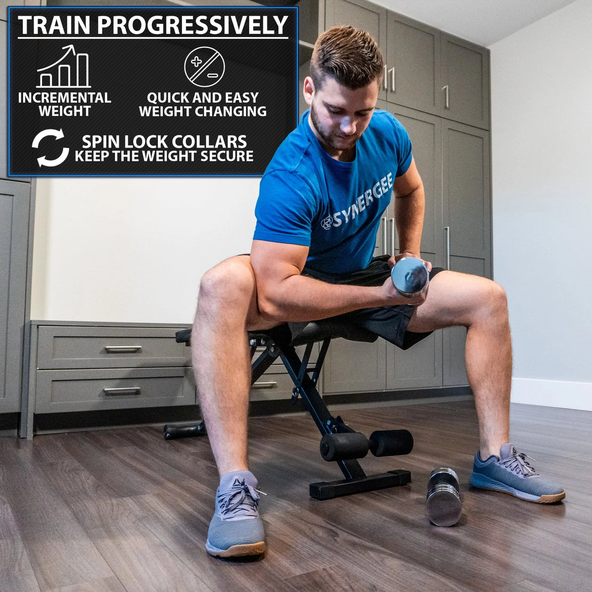 Adjustable Dumbbell Set with Foam Handles W5245