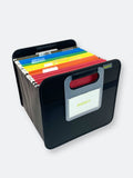 Foldable Hanging File Box Black O53144