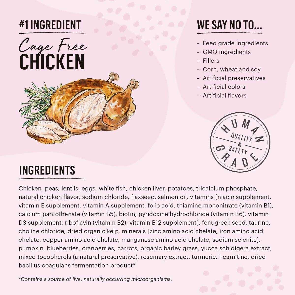 Grain-Free Chicken Fish Dry Cat Food I943110