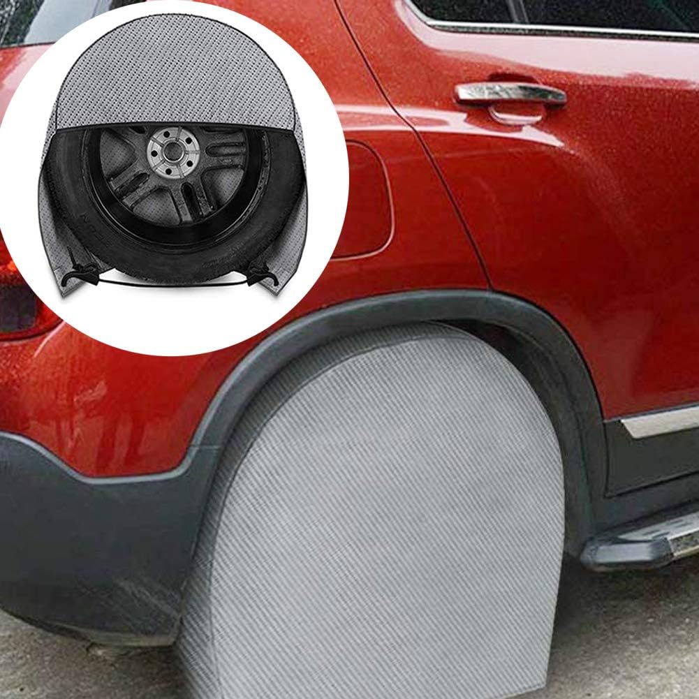 Set of 4 Extra Thick 5-ply Waterproof UV Coating Tire Covers R411197