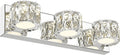 LED Vanity Lights Over Mirror, 4000K Warm White Polished Chrome C17536