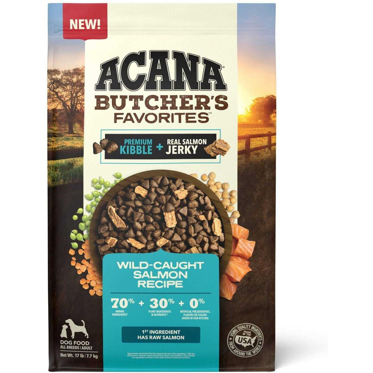 Wild-Caught Salmon Dry Dog Food F44519