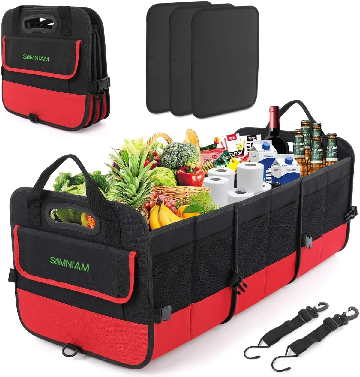 Large Car Trunk Organizer with 5 Compartments R957