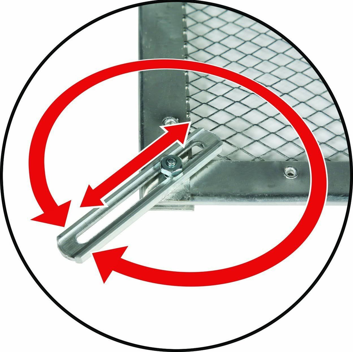 Aluminum Screen Door Standard Mesh Grille W5384