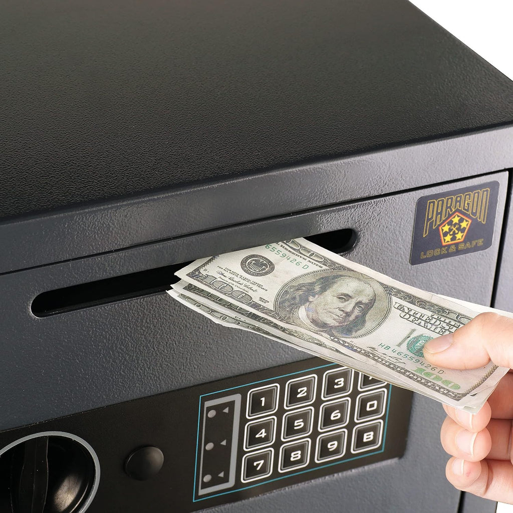 Compact Steel Digital Safe with Keypad Black M467771