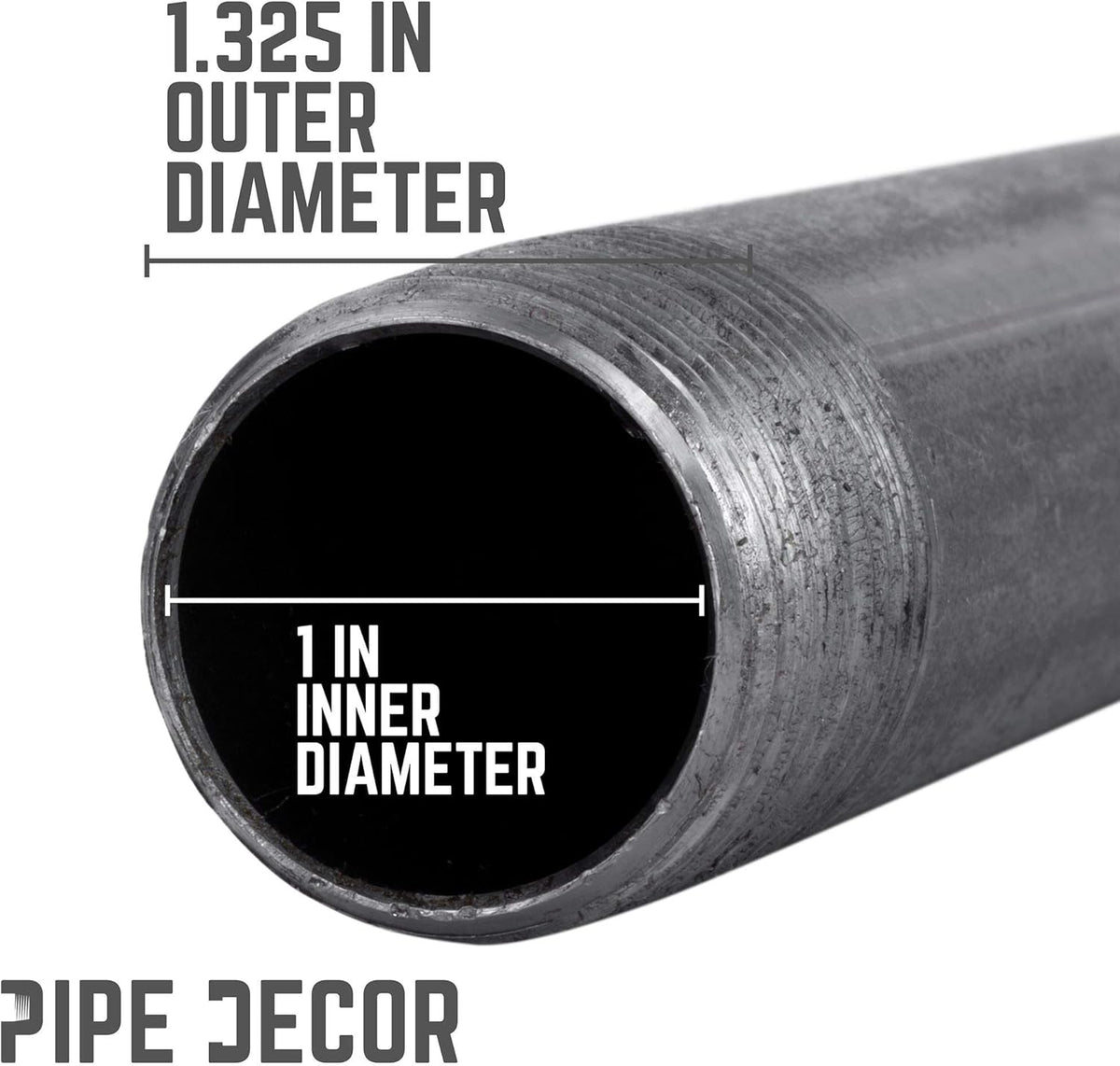 1” x 14” Malleable Cast Iron Pipe Connector L89485