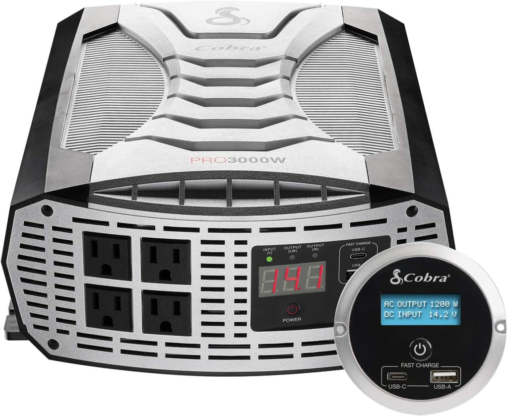 500W Power Inverter with 2 AC Outlets and 2 USB Ports B3162