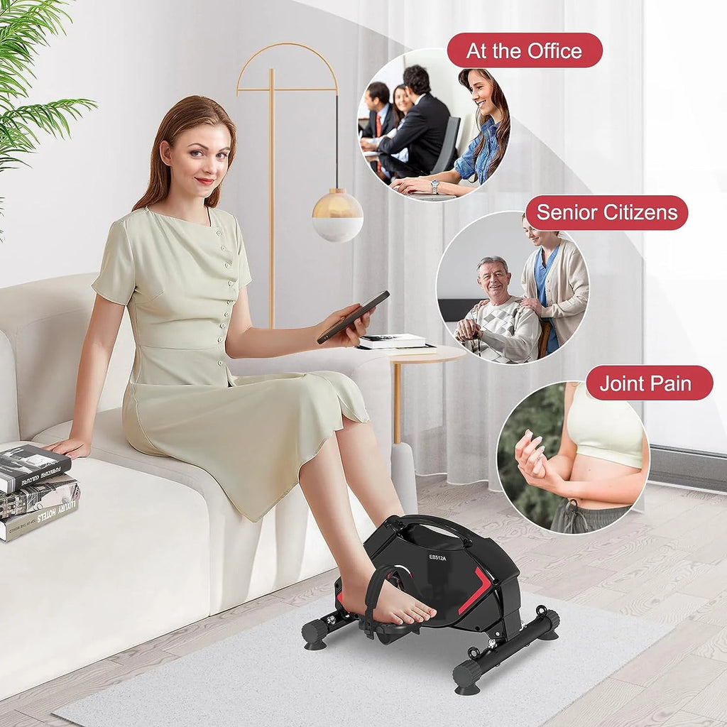 Under Desk Magnetic Mini Exercise Bike V73853