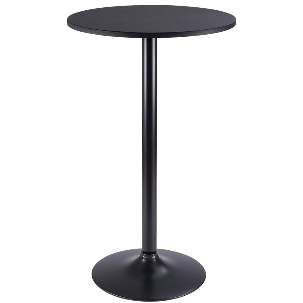 Round Bistro Pub Table 23.8 Bar Height White A864601