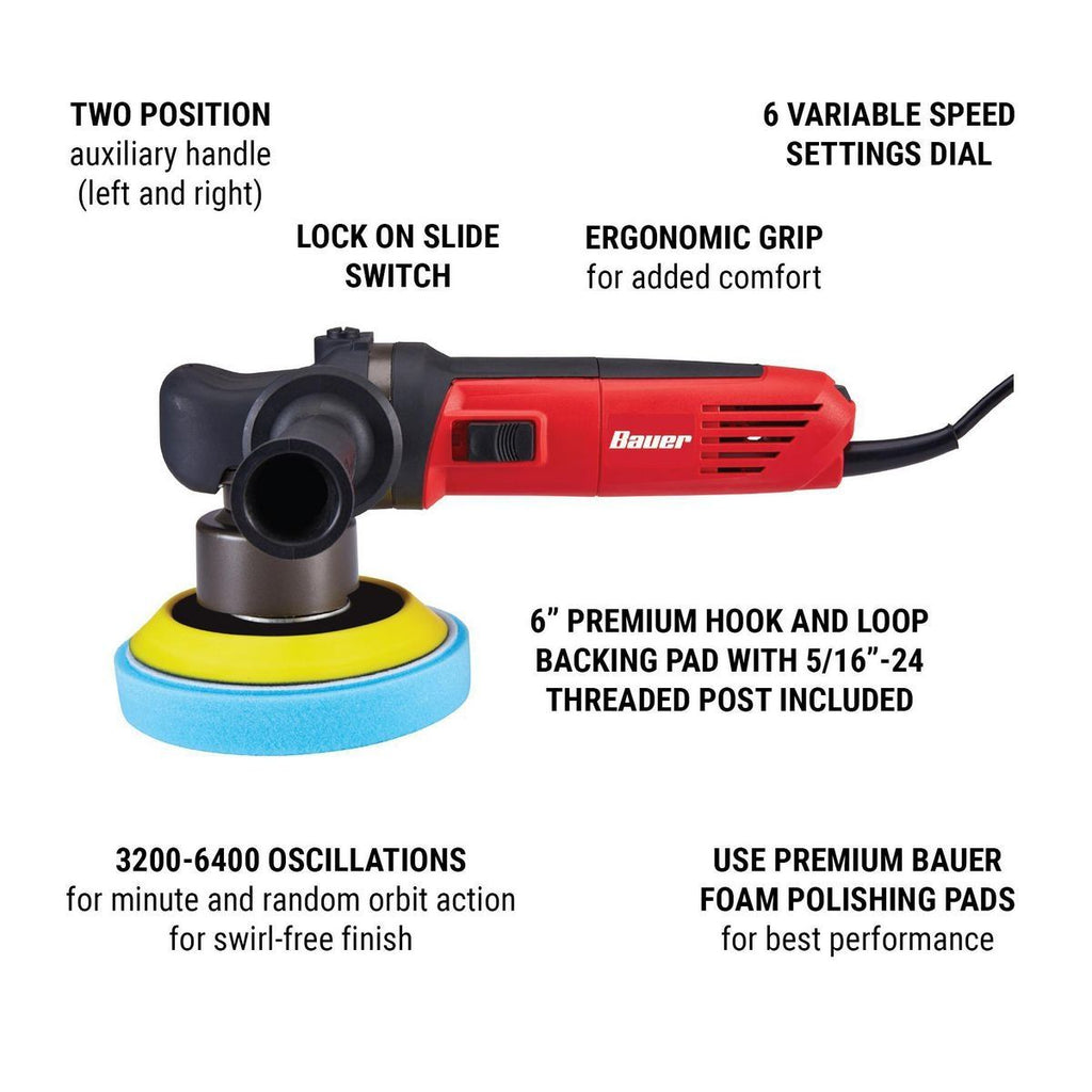 5.7 Amp 6 in. Random Orbit Polisher/Sander A988508