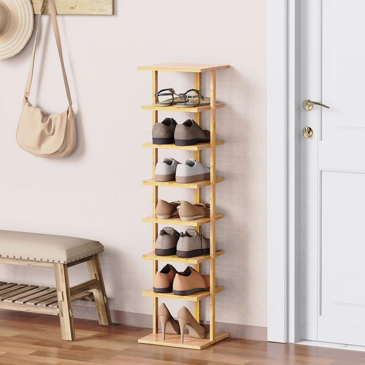 Bamboo Shoe Rack L710