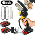 4 inch Mini Cordless Chainsaw with 2 Battery S92418