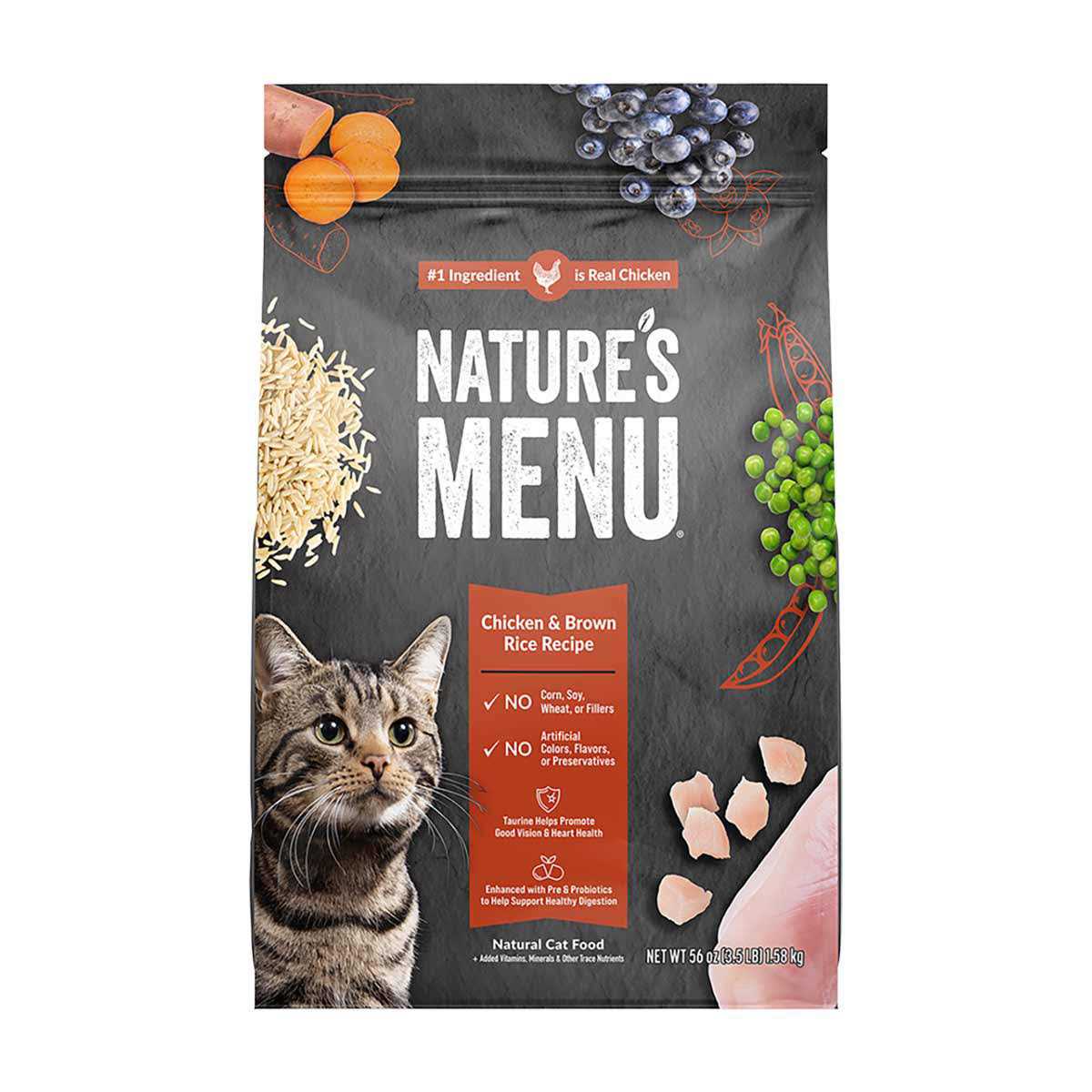 Chicken & Brown Rice Dry Cat Food O36836