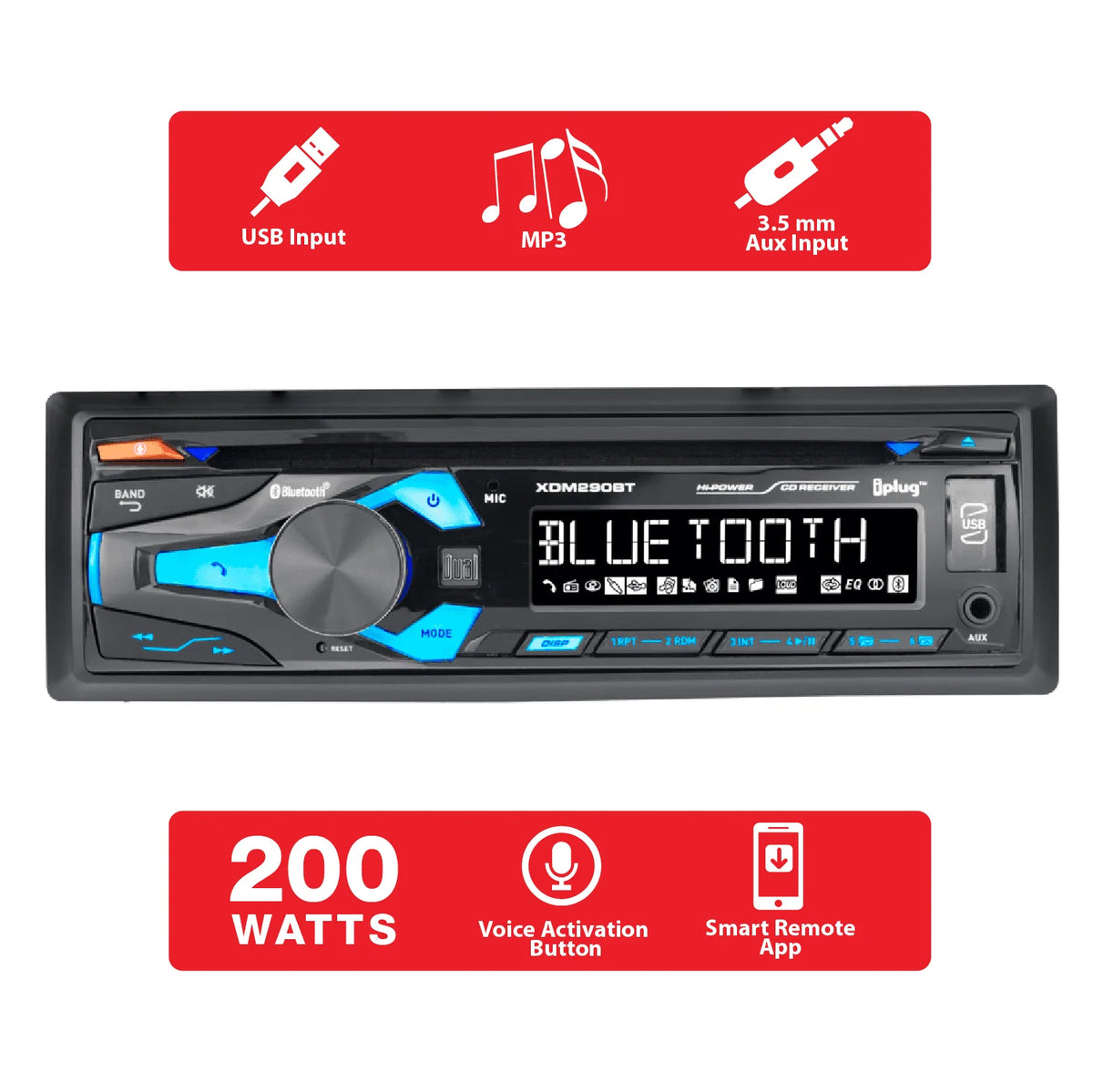 Single DIN Car Stereo F639914