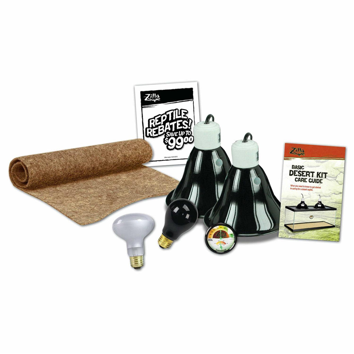 Desert Reptile Starter Kit with Light and Heat R869