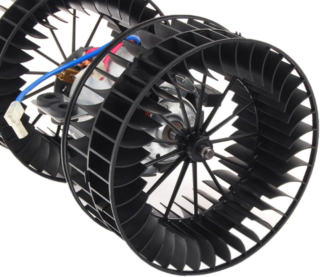 Front Heater Blower Motor with Dual Fan Cage N7854