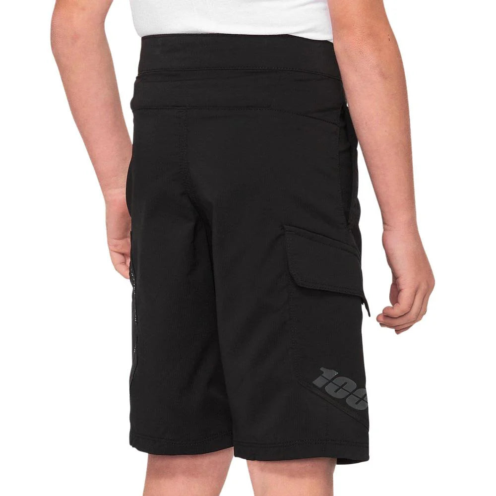 Youth Race Shorts - Black S19933