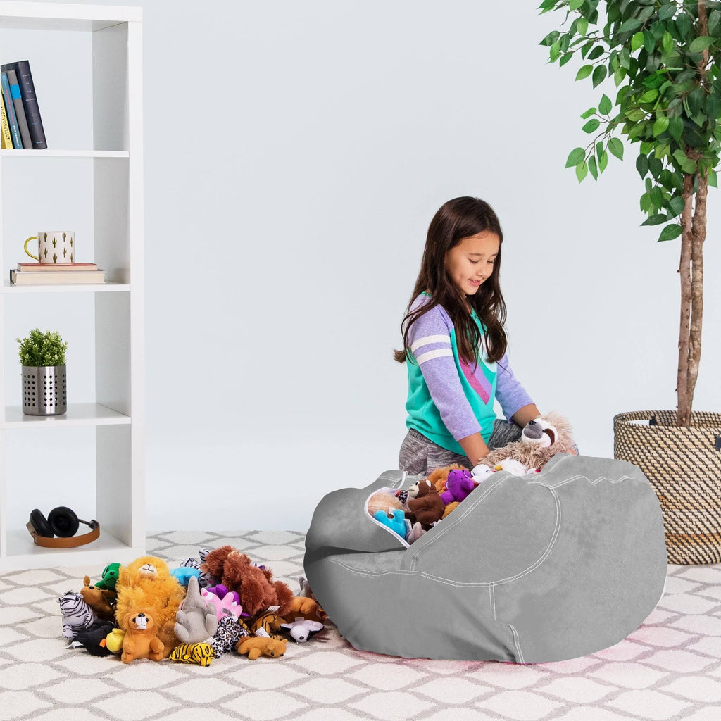 Stuffed Animal Storage Bean Bag Chair Cover X44363