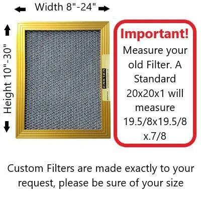 Washable Electrostatic 10x20x1 HVAC Furnace Filter G867042