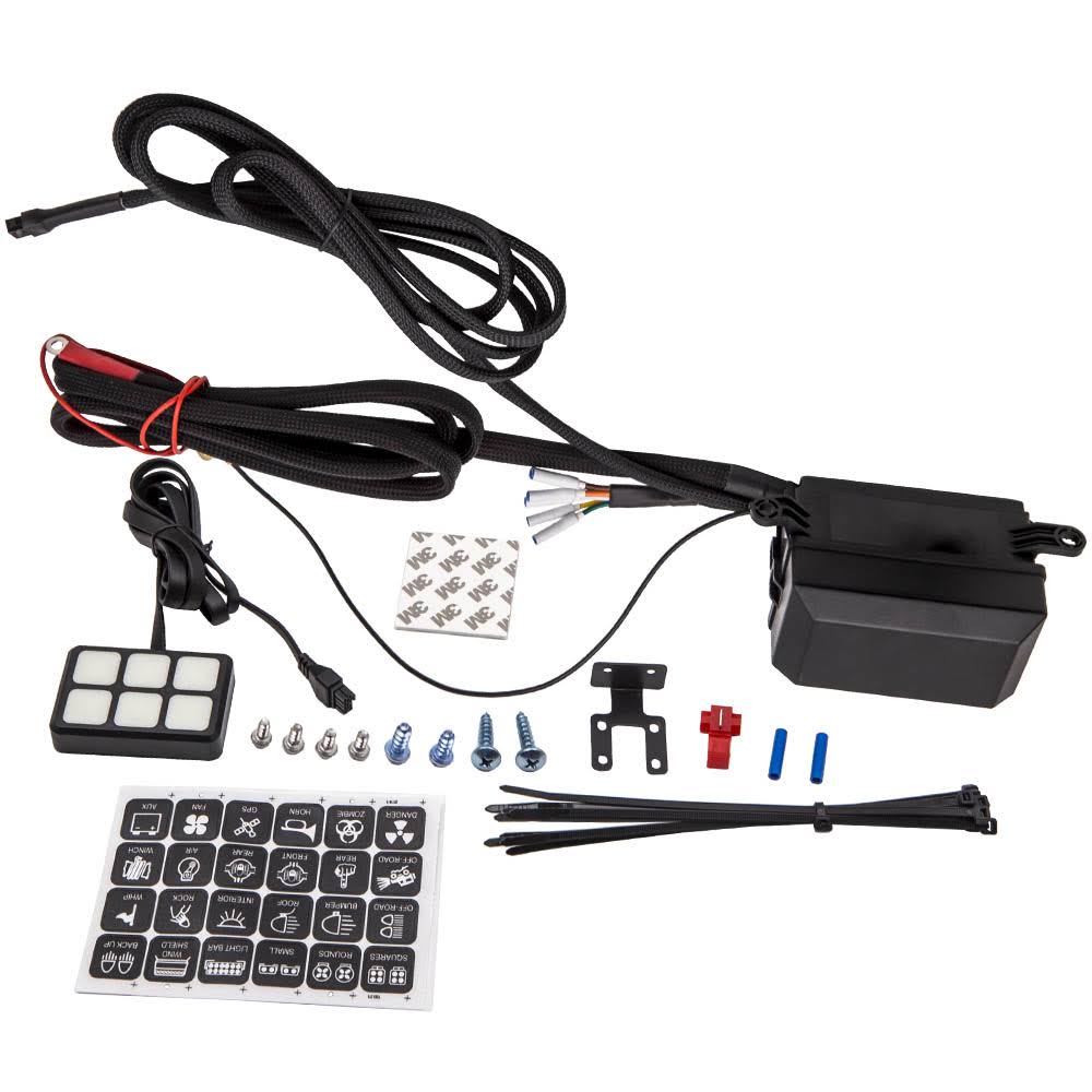 6 Gang Switch Panel LED Light Control System H111