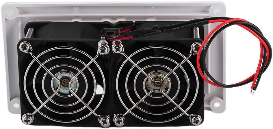 12V 25W RV Side Air Vent Exhaust Fan with Mounting Screws U3625